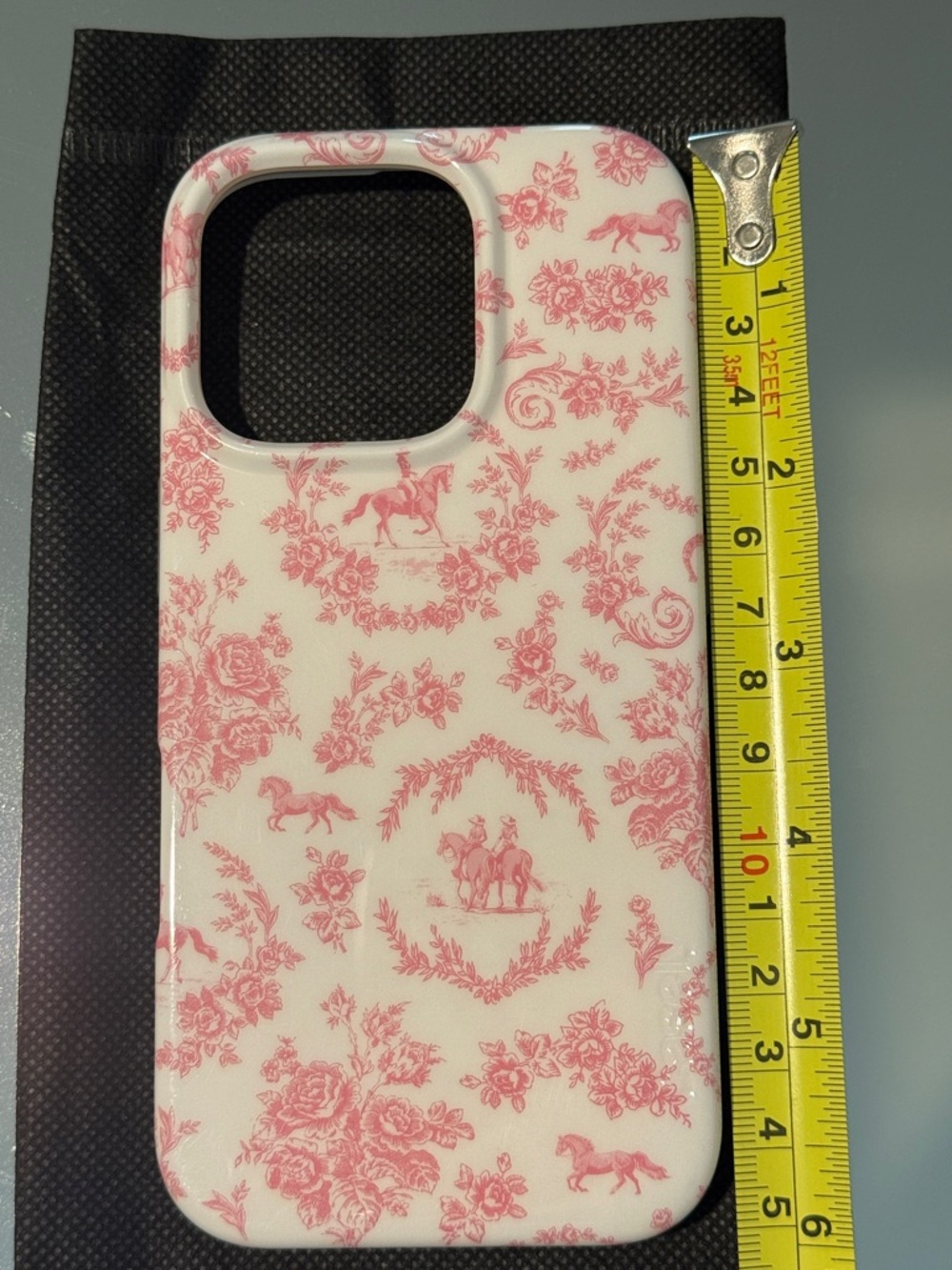 Pink Floral Horse Print Phone Case - Compatible Cell Accessory